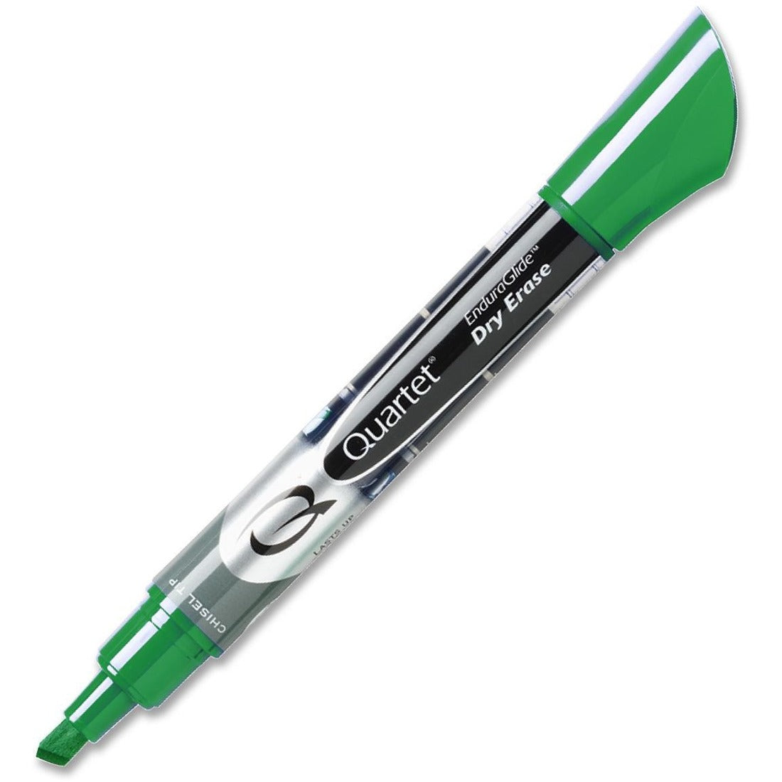Quartet Endura-Glide Dry-Erase Marker - Chisel Tip, Green