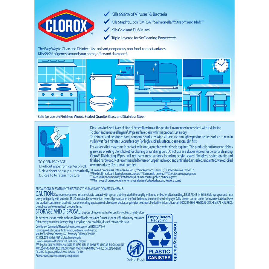 Clorox Disinfecting Wipe - CLO01609