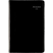 AT-A-GLANCE® Weekly Desk Diary 6" x 3-3/4" Bilingual Black