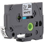 Brother TZe-231 Laminated Label Tape – 12mm, Black on White, 8m
