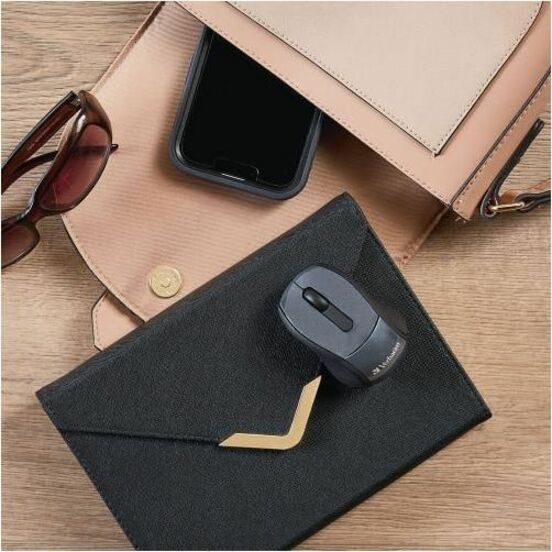 Verbatim Wireless Mini Travel Optical Mouse - Graphite