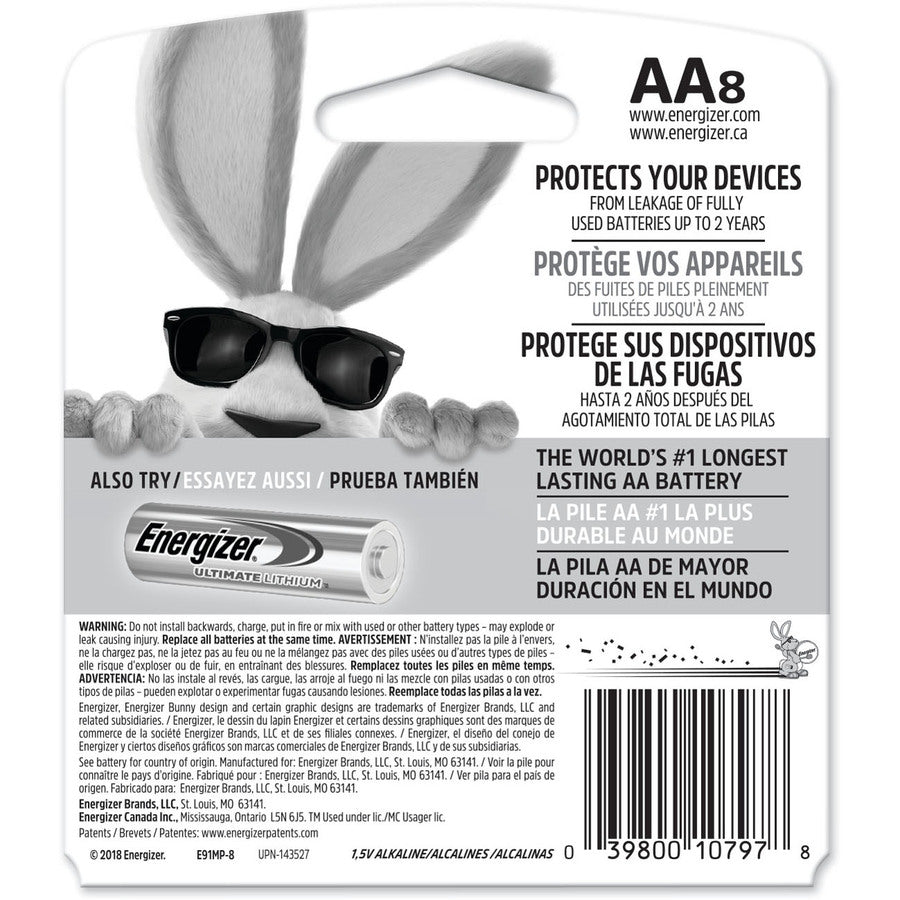 Energizer MAX Alkaline AA Batteries - Red, 8-Pack