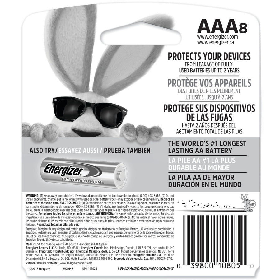 Energizer MAX Alkaline AAA Batteries (Model 3)