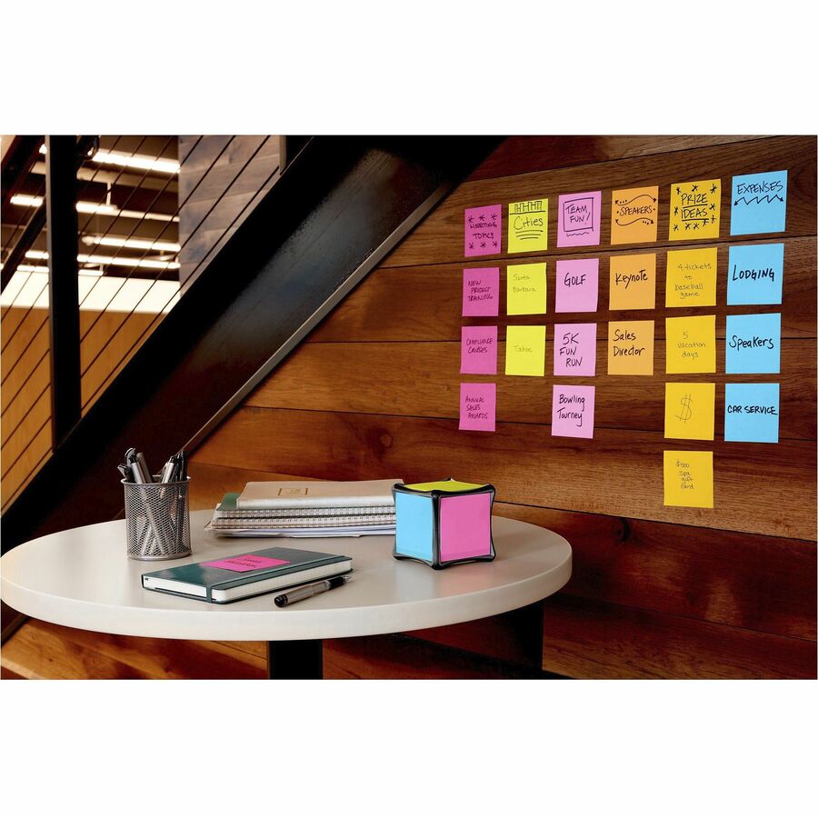 Post-it® Super Sticky Full Adhesive Notes - Energy Boost Color Collection
