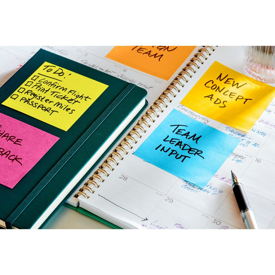 Post-it® Super Sticky Full Adhesive Notes - Energy Boost Color Collection