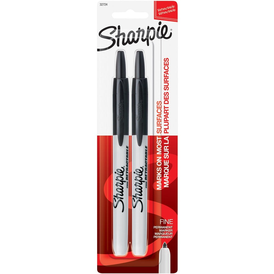 Sharpie Retractable Permanent Markers, Fine Point