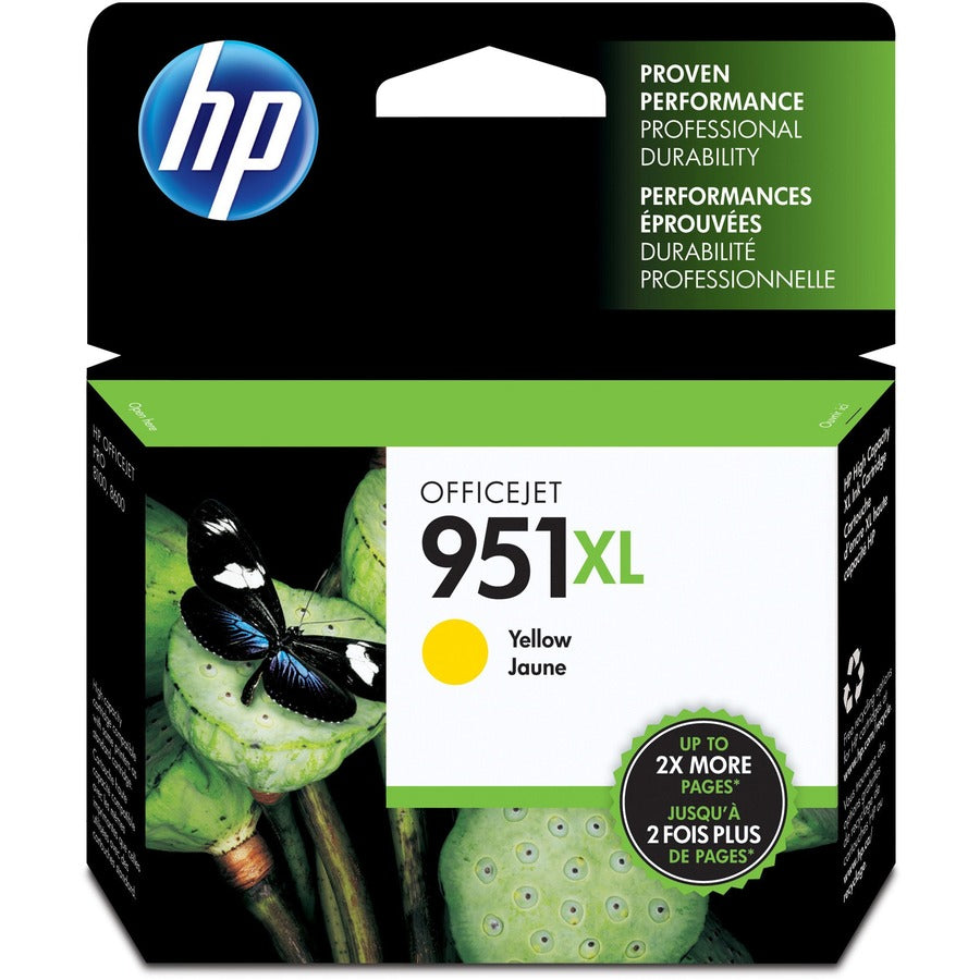HP 951XL High-Yield Yellow Ink Cartridge (CN048AN)