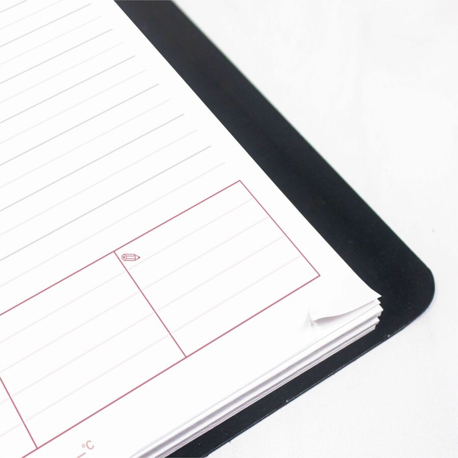Brownline 2026 Essential 12-Month Daily Planner - January to December - 8" x 5" - Black - English