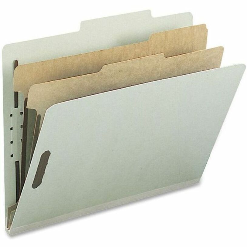 Nature Saver 2/5 Tab Cut Letter Recycled Classification Folder - NAT01058