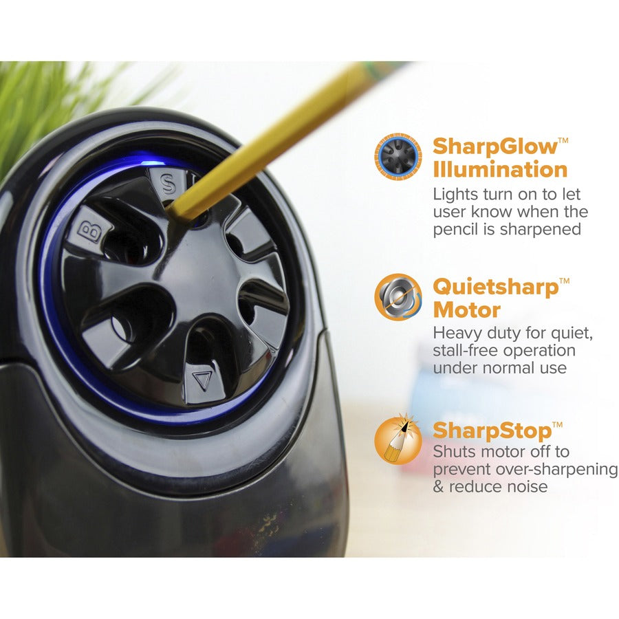 Bostitch QuietSharp Glow Classroom Electric Pencil Sharpener