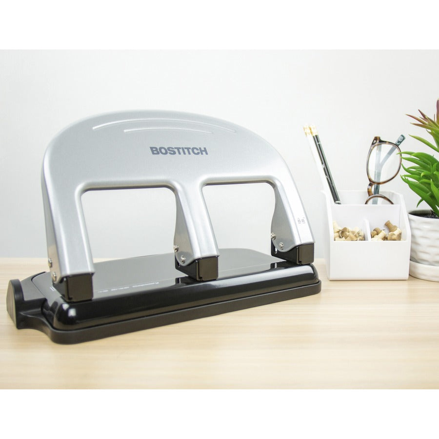 Bostitch EZ Squeeze 40 Three-Hole Punch — 40-Sheet