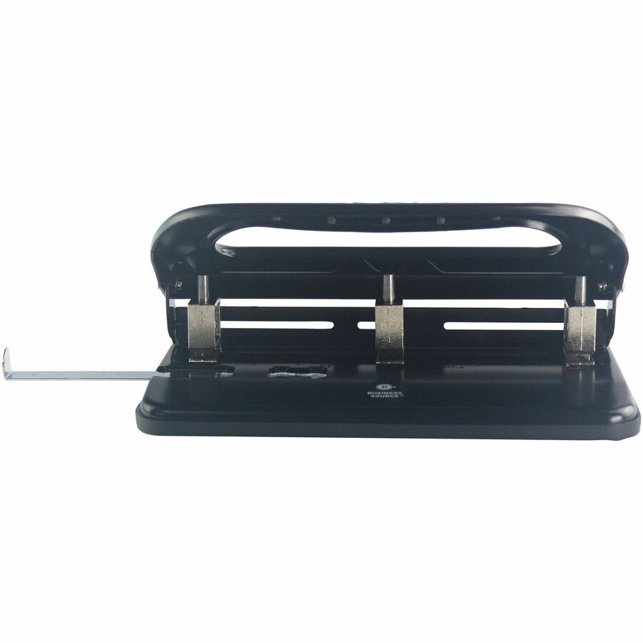 Business Source Three-Hole Heavy-Duty Punch
