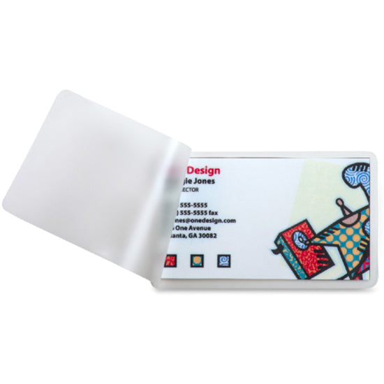 Business Source 5 mil Business Card Laminating Pouches