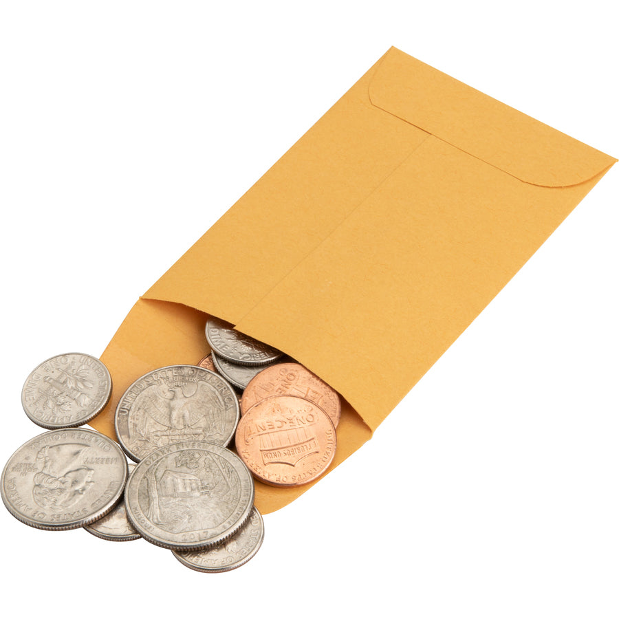 Business Source Small Coin Kraft Envelopes - BSN04441