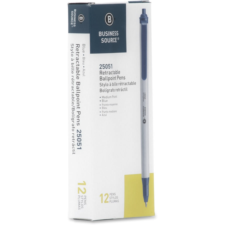 Stylos à bille rétractables Business Source - BSN25051