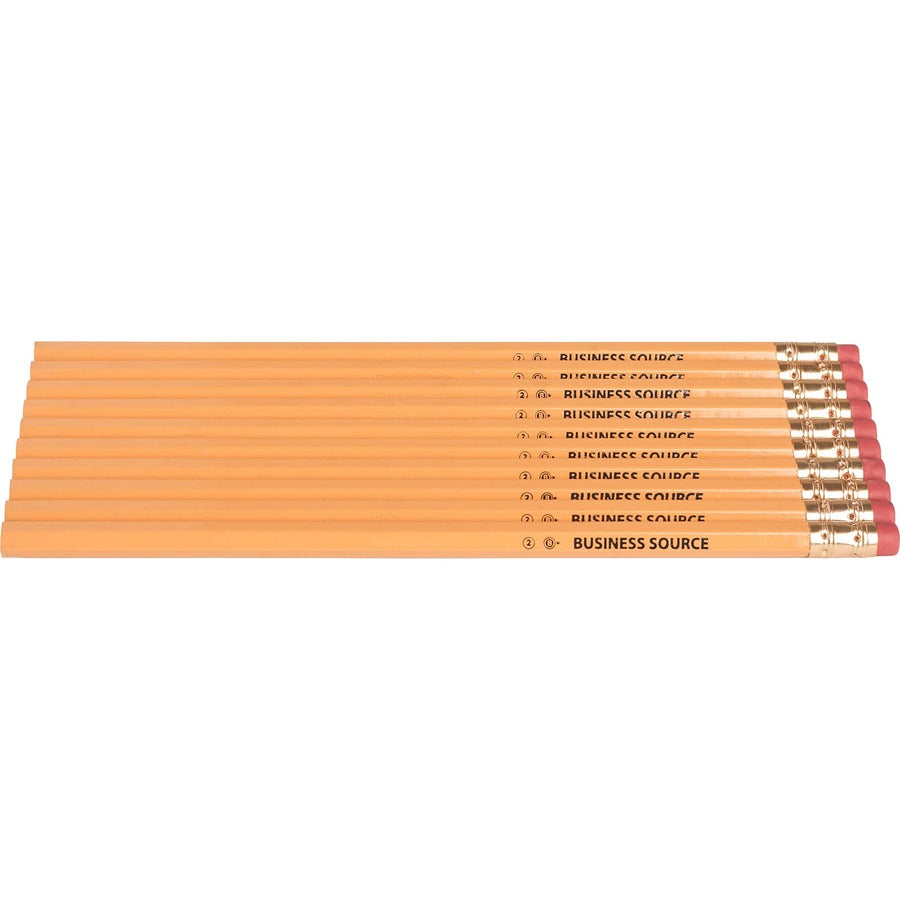 Crayons à papier Business Source, mine n° 2 - 72 unités/boîte