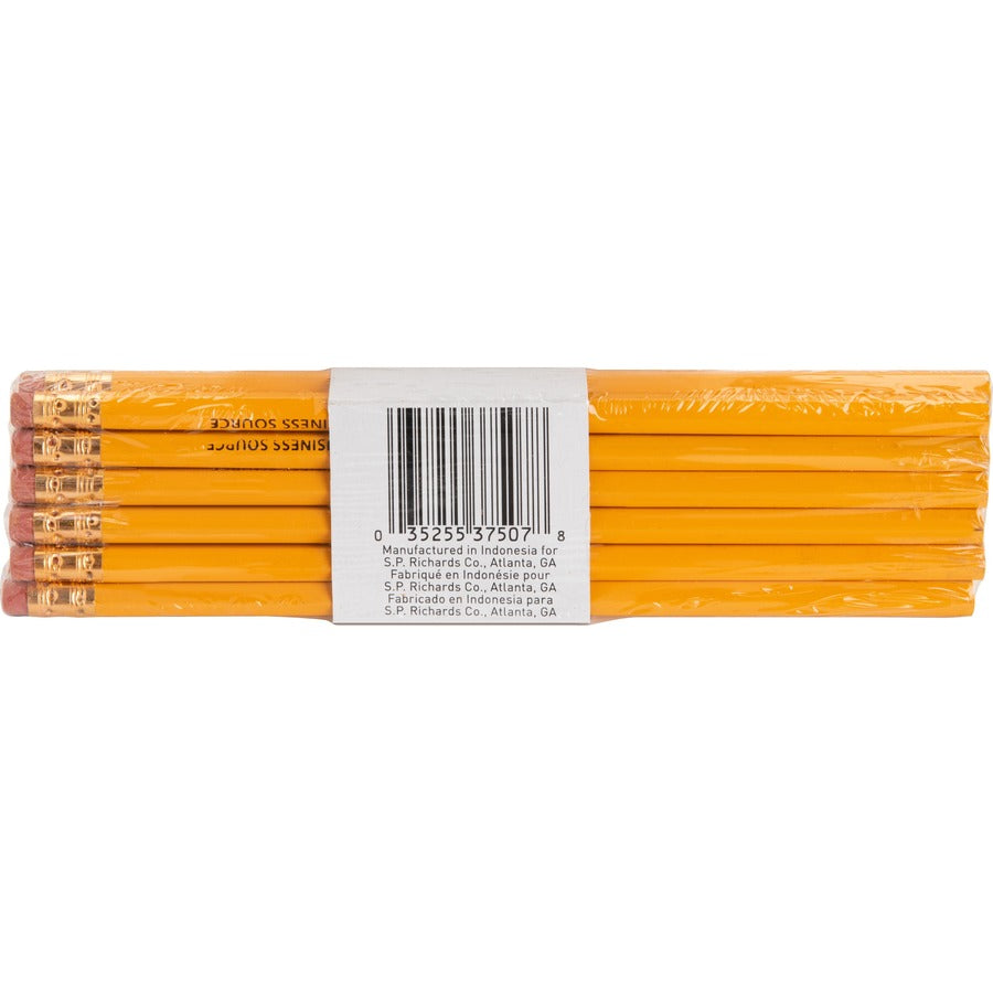 Crayons à papier Business Source, mine n° 2 - 72 unités/boîte