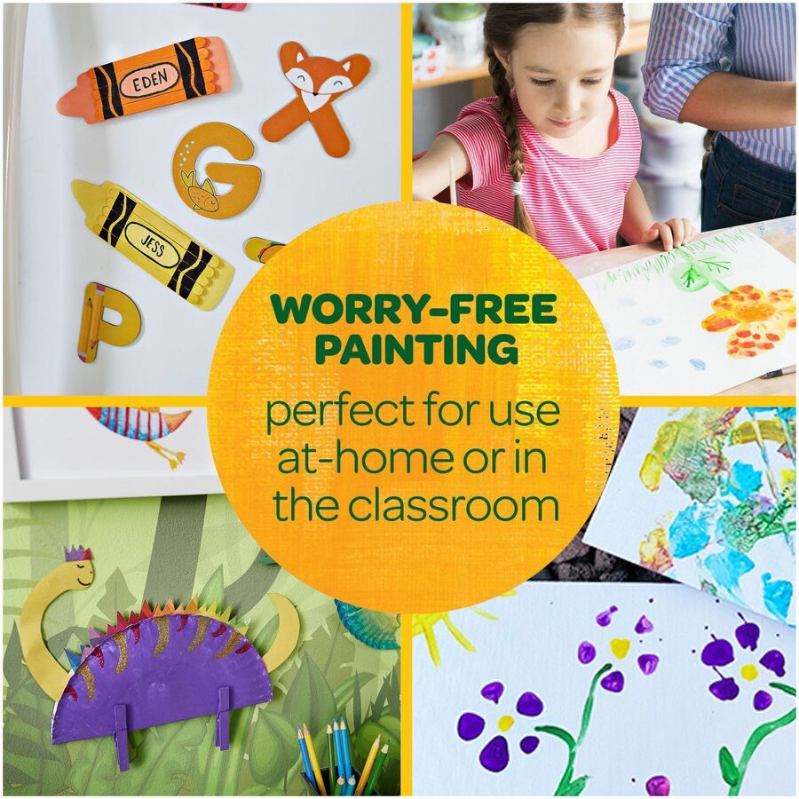 Crayola Washable Kids' Paint — 6 Colours, 2 oz Each