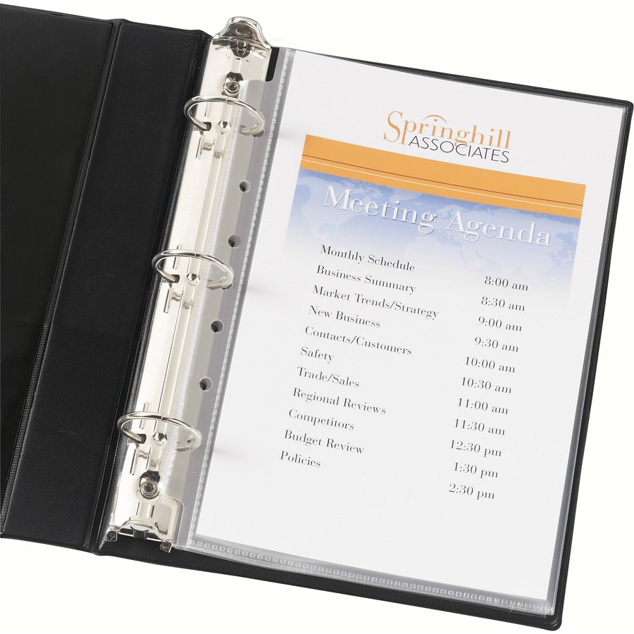 Avery Mini Diamond Clear Heavyweight Sheet Protectors 1/2" x 8"