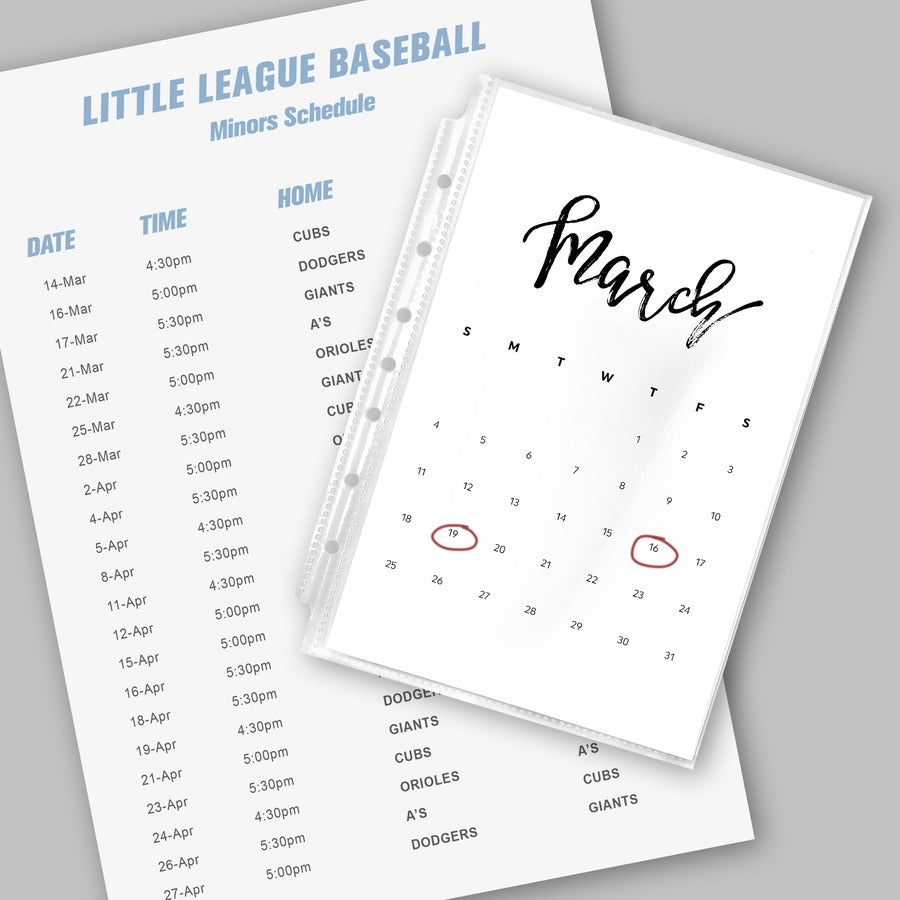 Avery Mini Diamond Clear Heavyweight Sheet Protectors 1/2" x 8"