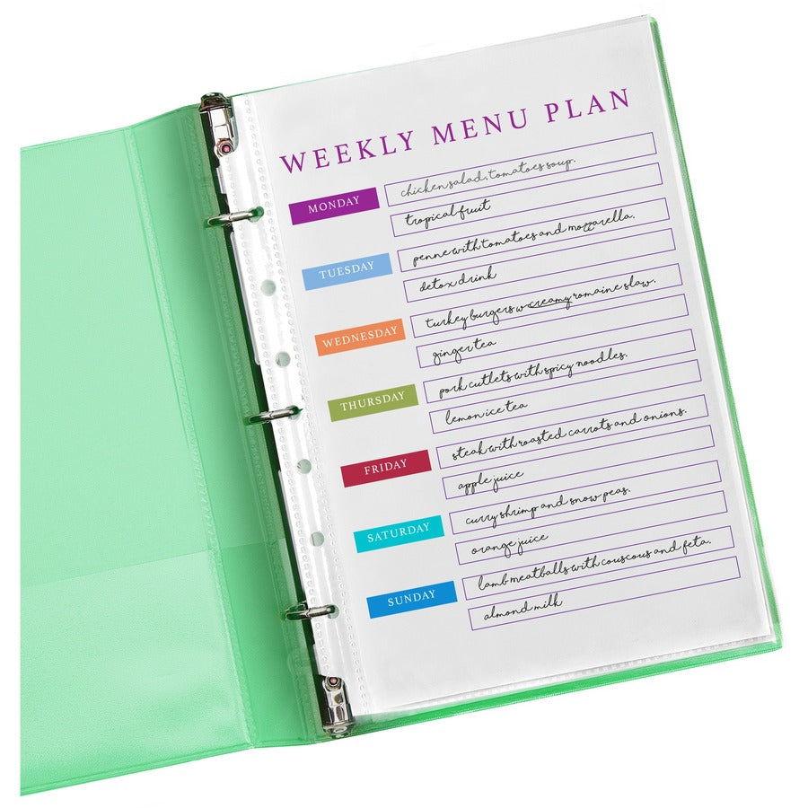 Avery Mini Diamond Clear Heavyweight Sheet Protectors 1/2" x 8"