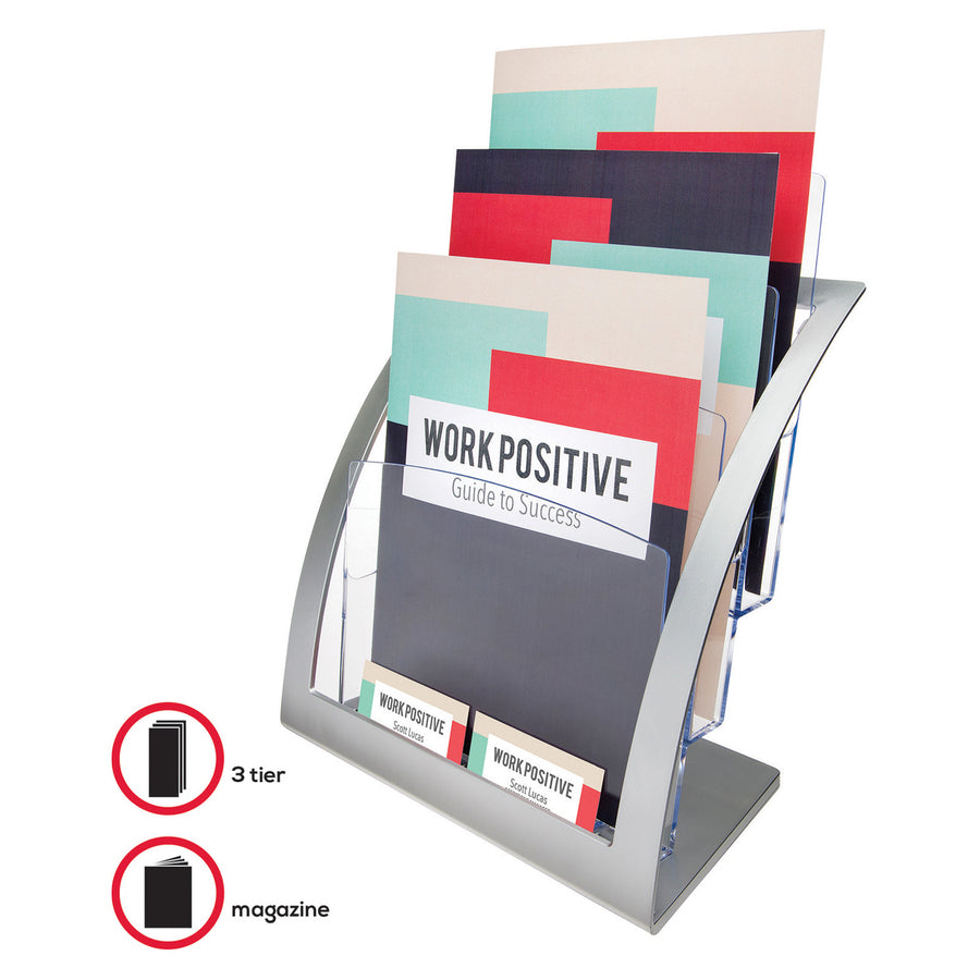 Deflecto Contemporary Literature Holder - DEF693745