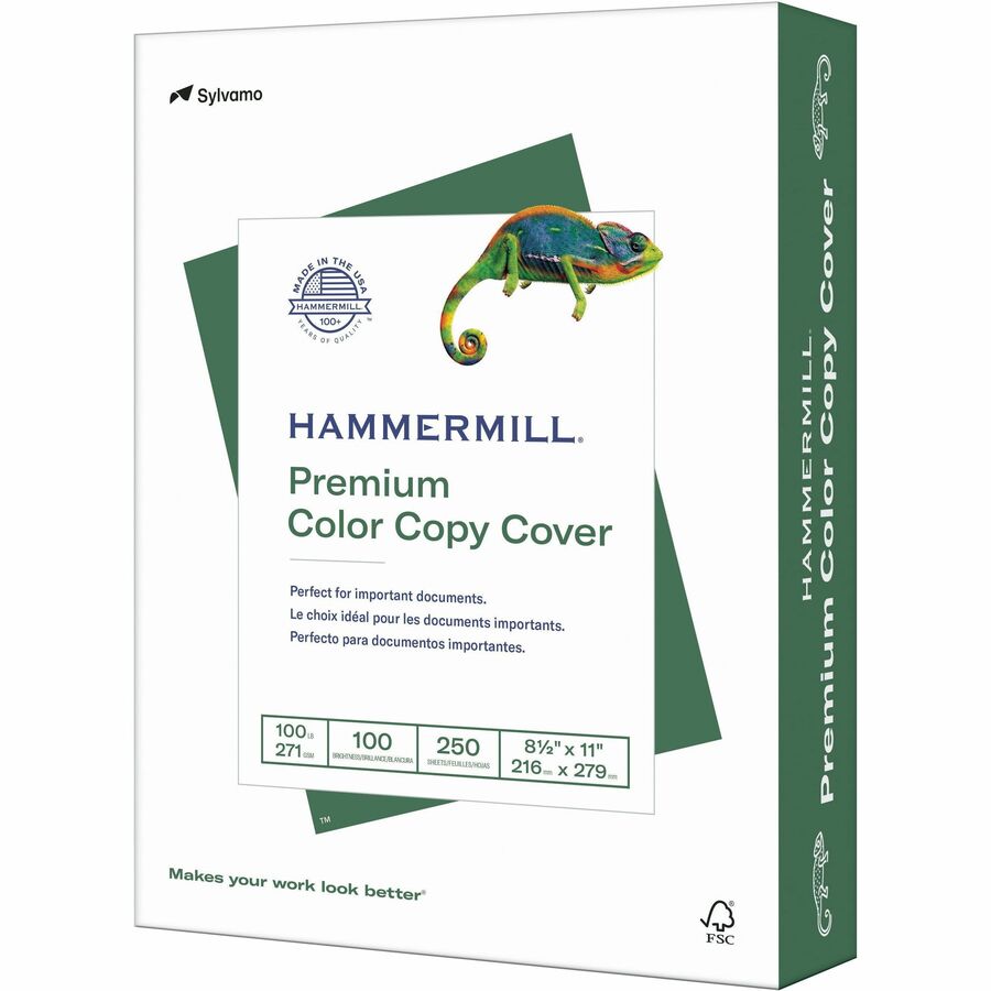 Hammermill Premium Colour Copy Cover Stock – 100 Bright, 250 Sheets