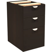 Heartwood INV Mobile Pedestal, Box/Box/File 3-Drawer, Hardrock Maple