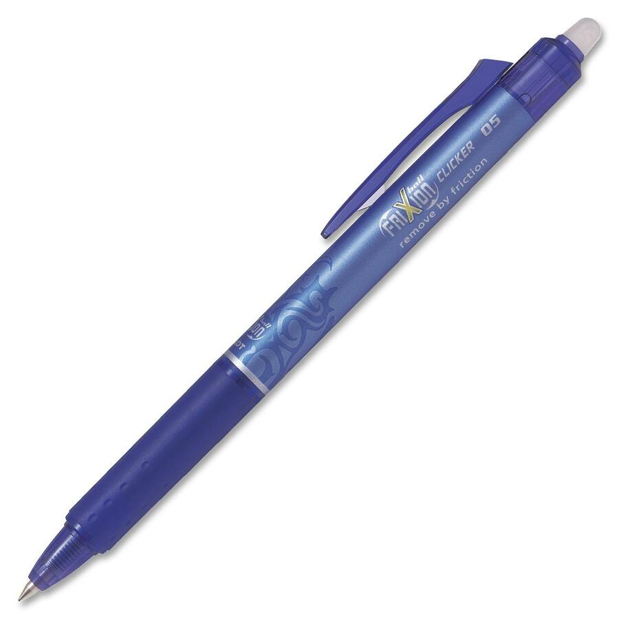 Pilot FriXion Clicker Retractable Erasable Gel Pen - Blue 0.5mm