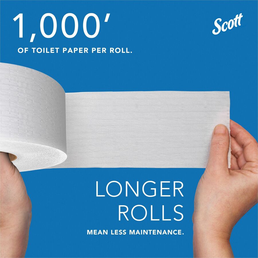 Scott 100% Recycled Fiber High-Capacity Jumbo Roll Toilet Paper