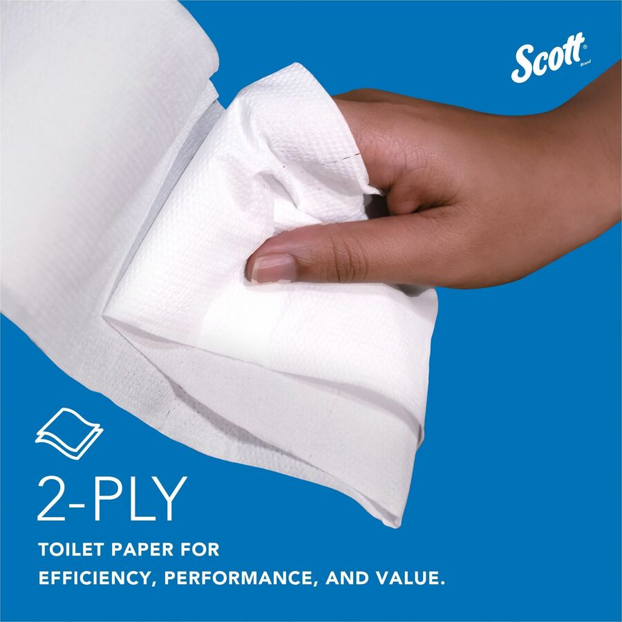 Scott 100% Recycled Fiber High-Capacity Jumbo Roll Toilet Paper