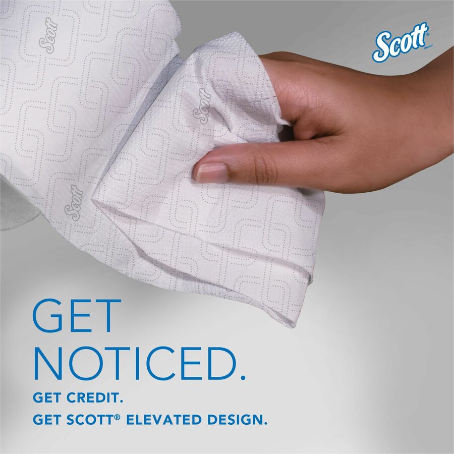 Scott Coreless High-Capacity Jumbo Roll Toilet Paper with Elevated Design