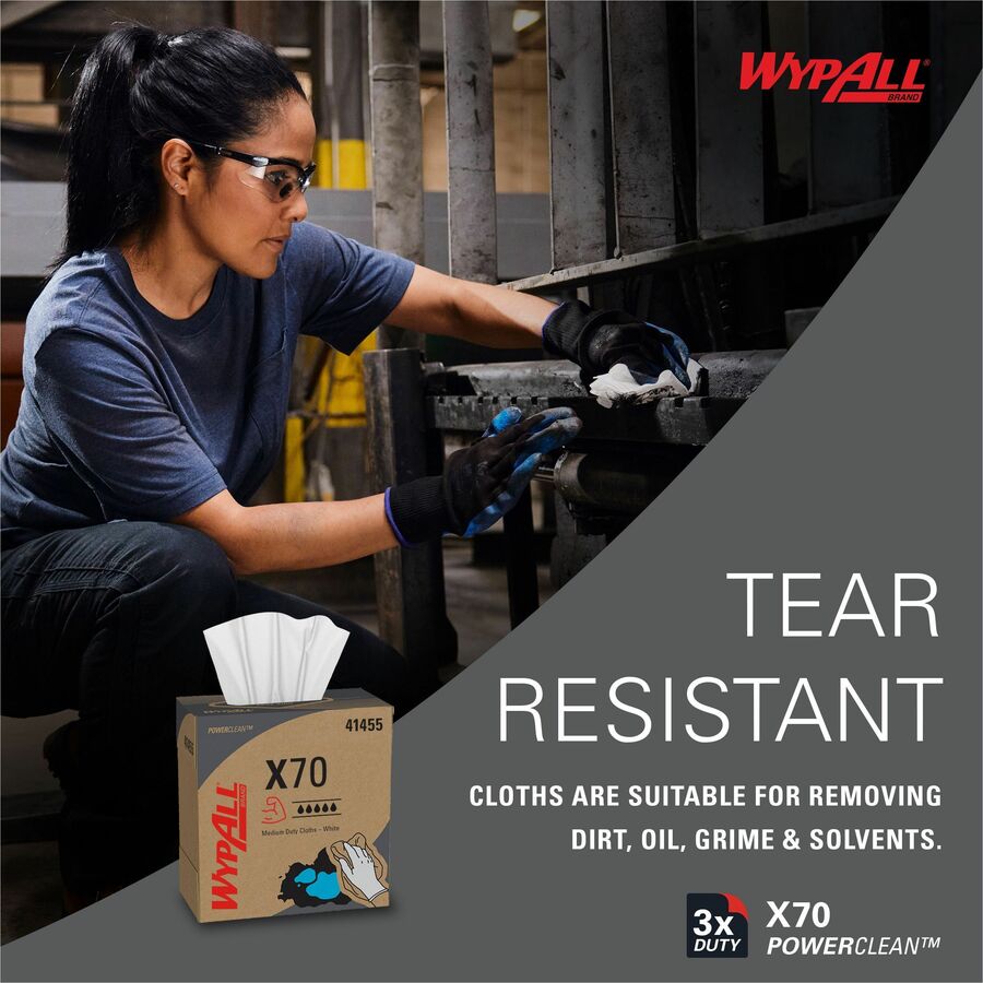 Wypall PowerClean X70 Medium Duty Cloths - Pop-Up Box