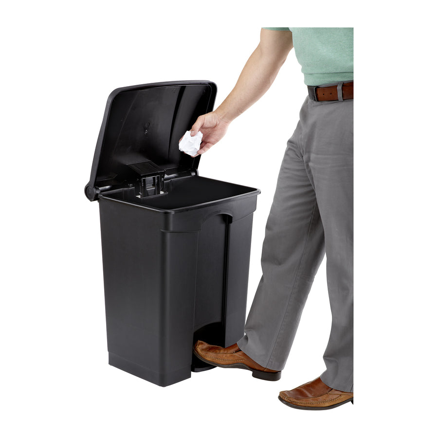 Safco Plastic Step-on Waste Receptacle