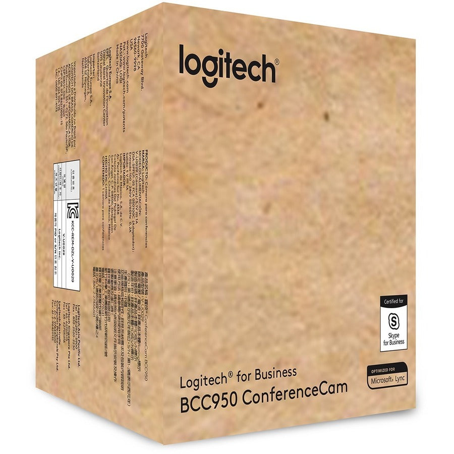 Logitech BCC950 Video Conferencing Camera - 3 Megapixel - 30 fps - Black - USB 2.0 - 1 Pack(s)