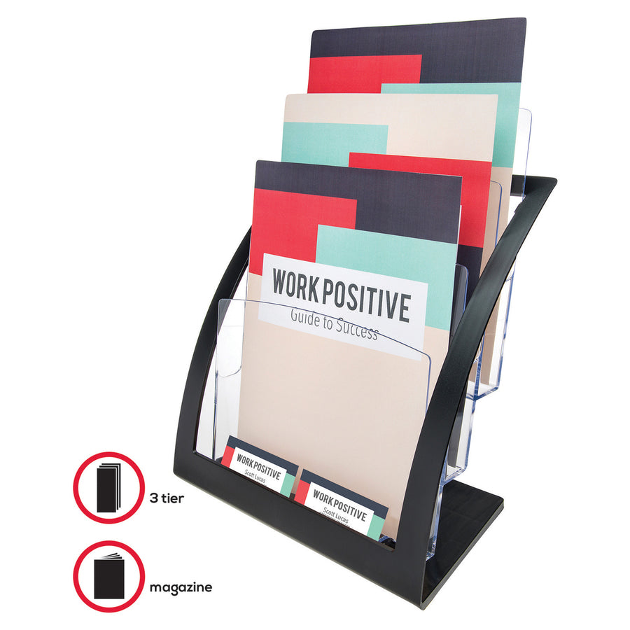 Deflecto Contemporary Literature Holder - DEF693745