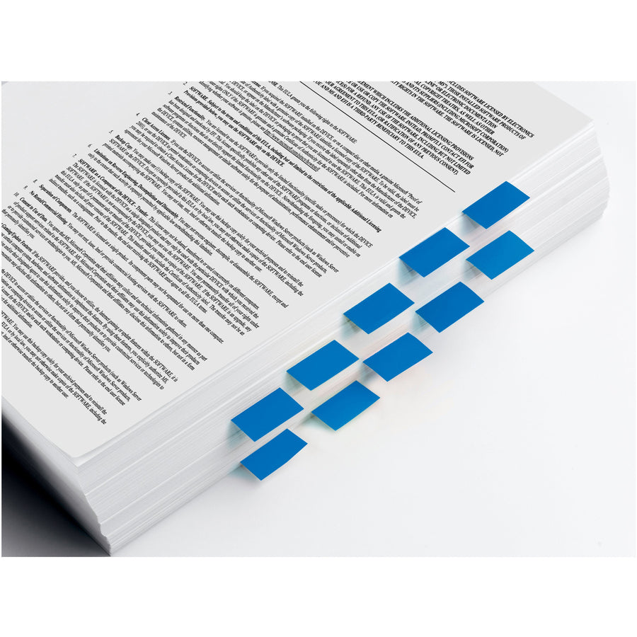 Post-it Flags in Desk Grip Dispenser - Yellow