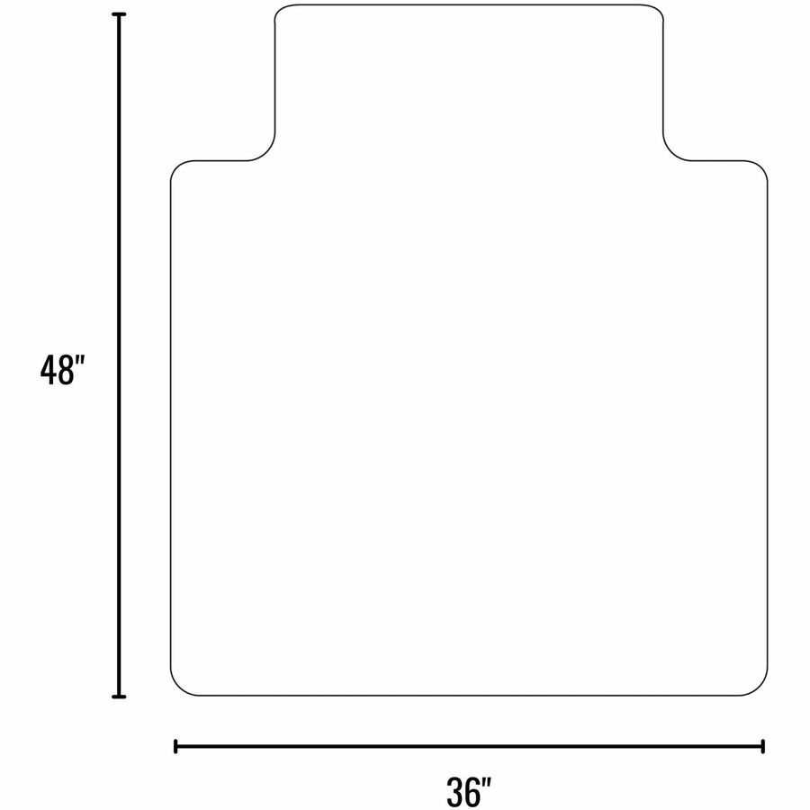 ES Robbins EverLife Chair Mat with Lip - Multiple Sizes & Floor Types