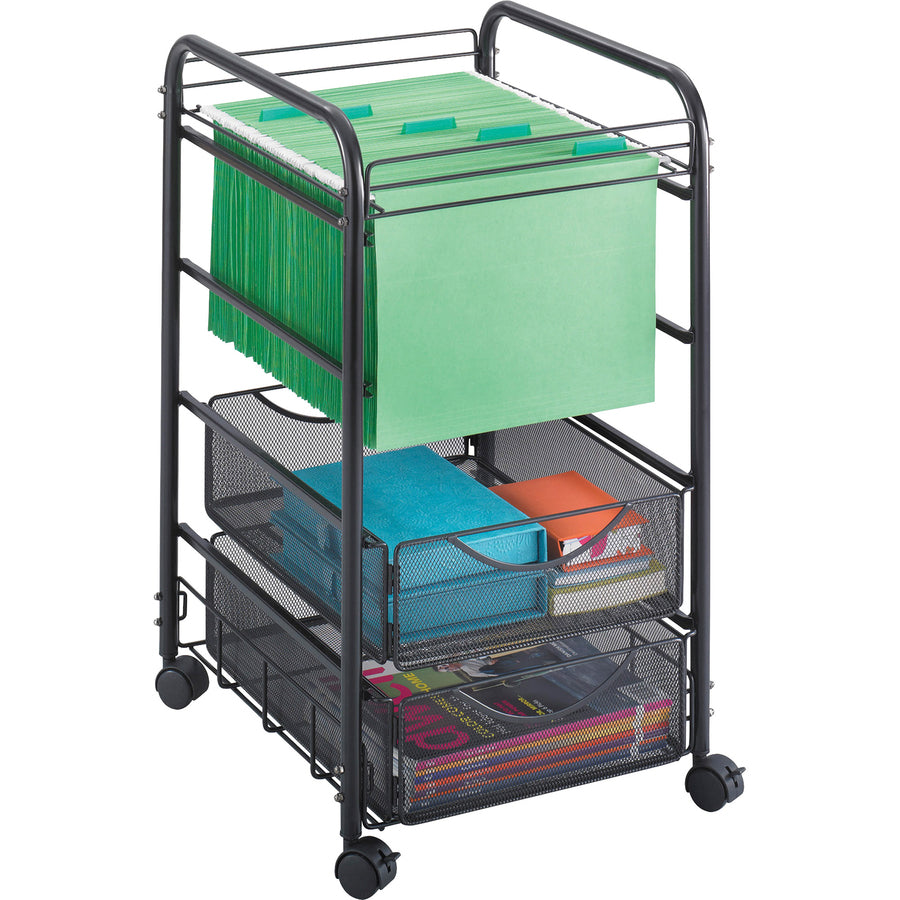 Safco Onyx Mesh Open File with Drawers