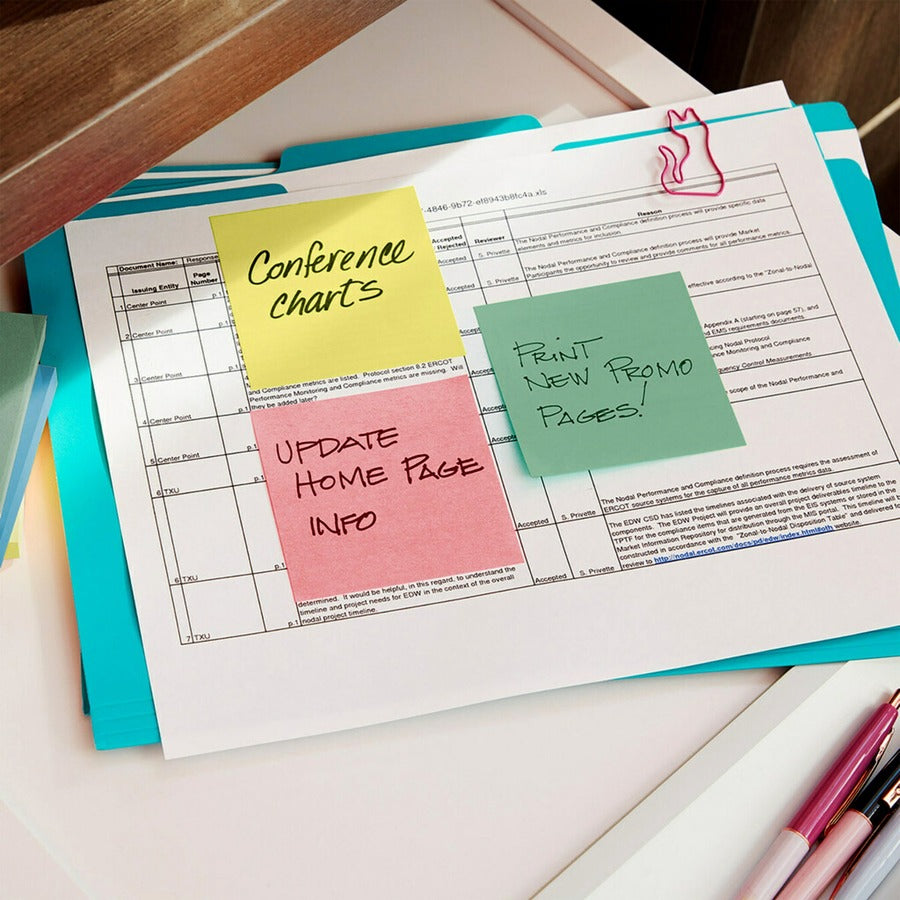 Post-it® Greener Dispenser Notes - Sweet Sprinkles Color Collection