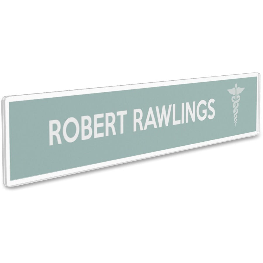 Deflecto Cubicle Nameplate Sign Holder