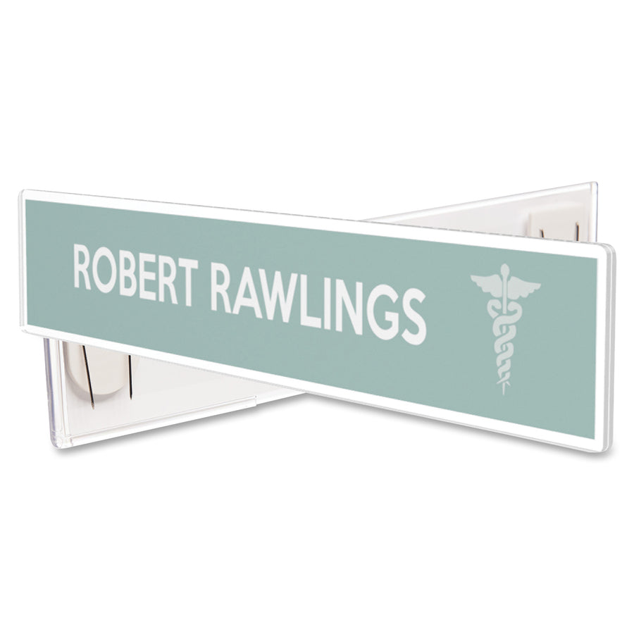 Deflecto Cubicle Nameplate Sign Holder