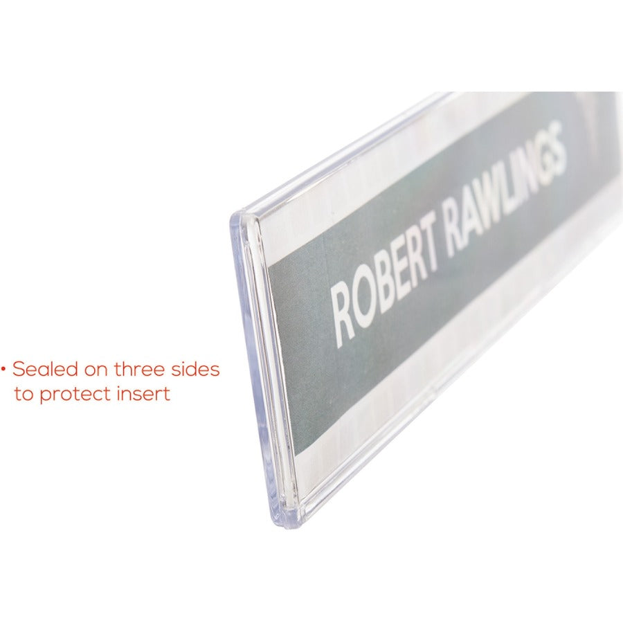 Deflecto Cubicle Nameplate Sign Holder