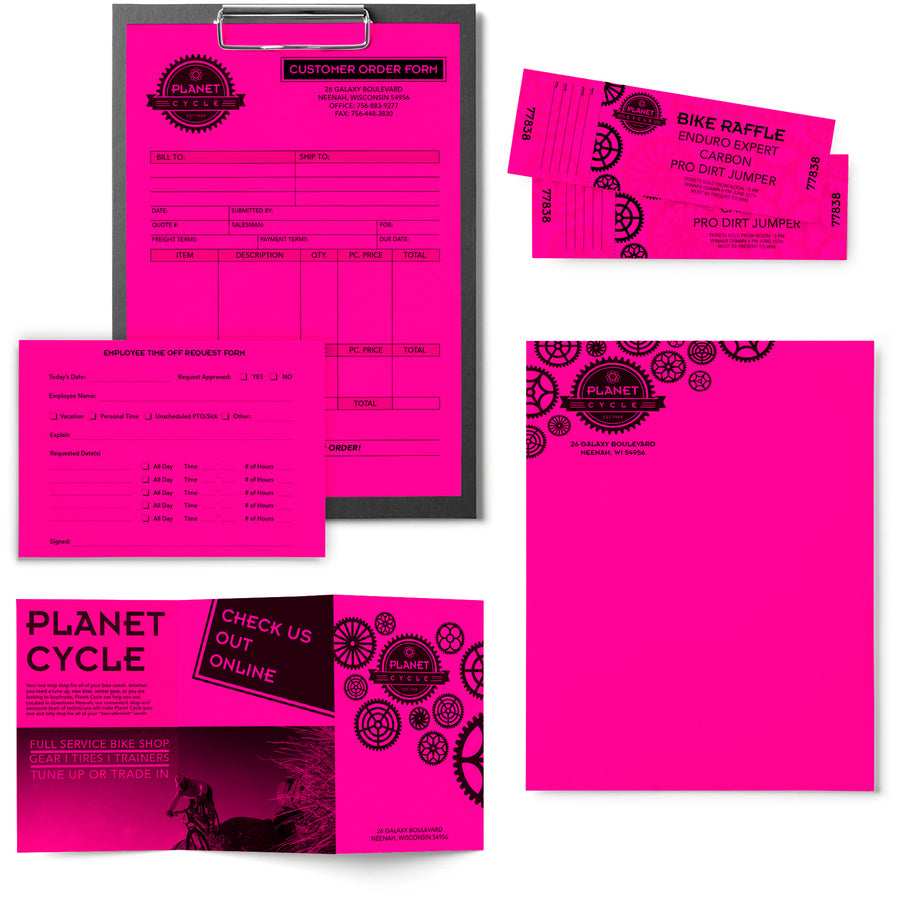 Papier couleur Astrobrights - Rouge rentrée