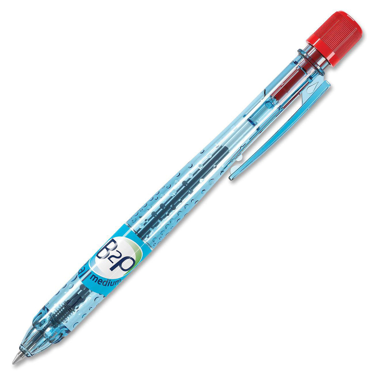Pilot B2P Recycled Retractable Ballpoint Pen - 0.7 mm, Red