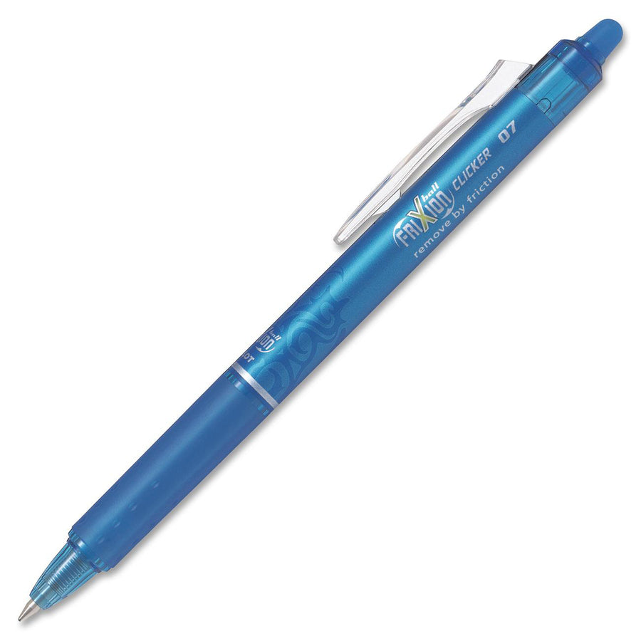 Pilot FriXion Clicker Retractable Erasable Gel Pen - Teal 0.7mm