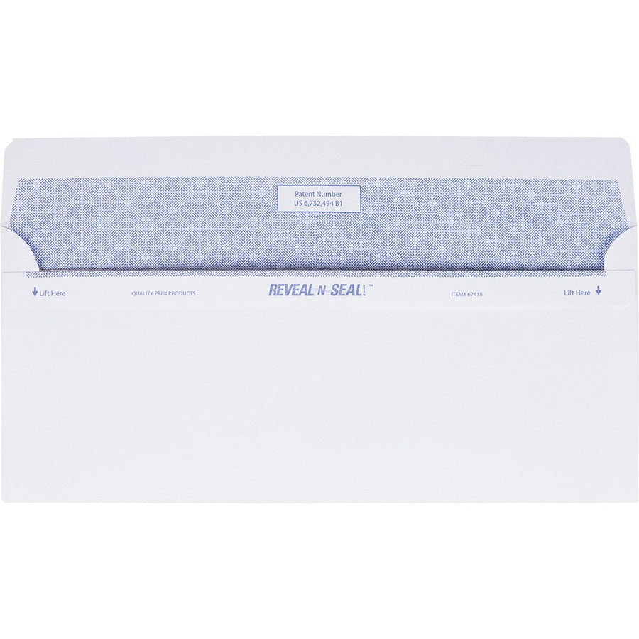 Quality Park Reveal-N-Seal Single Window Envelope