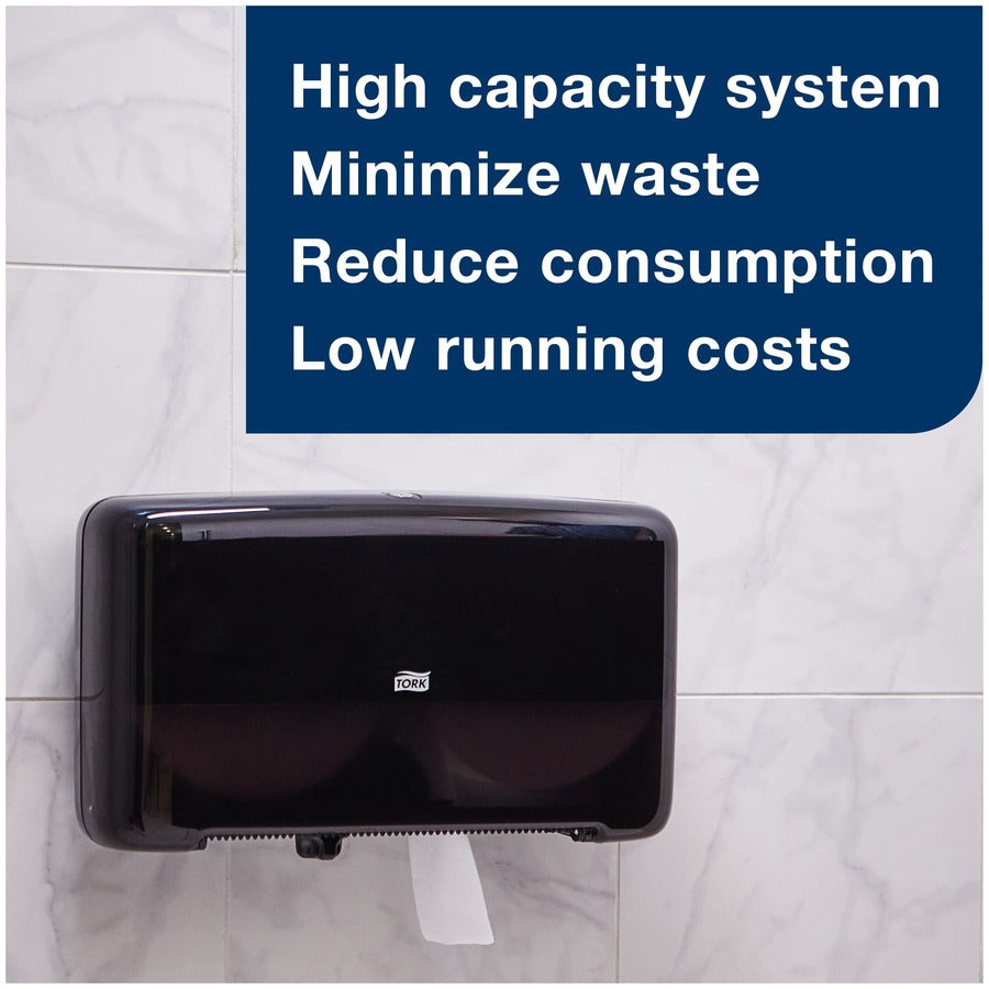 TORK Elevation Bath Tissue Jumbo Roll Mini Twin Dispenser
