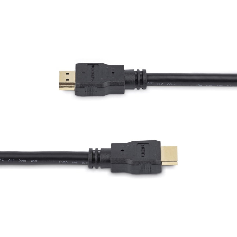 StarTech.com 10ft/3m HDMI Cable, 4K High Speed HDMI Cable with Ethernet, Ultra HD 4K 30Hz Video, HDMI 1.4 Cable, HDMI Monitor Cord, Black