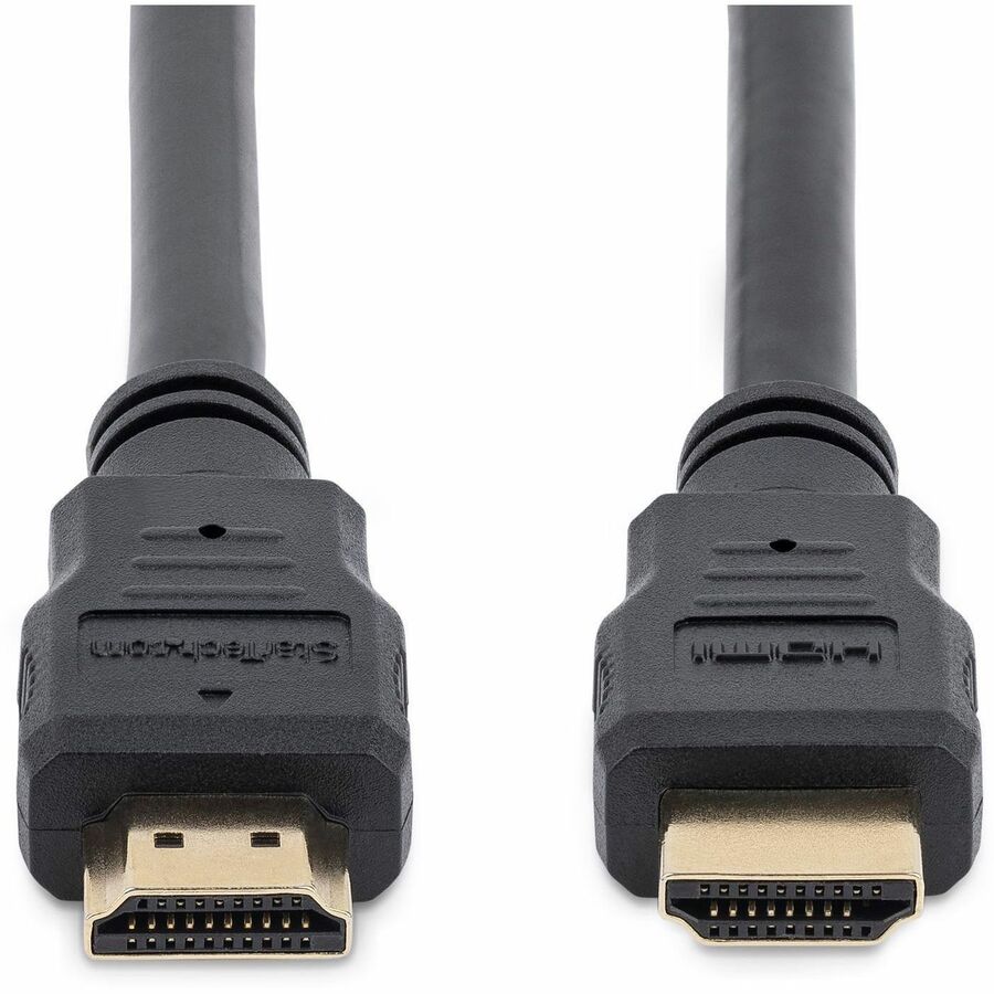 StarTech.com 3ft/91cm HDMI Cable, 4K High Speed HDMI Cable with Ethernet, Ultra HD 4K 30Hz Video, HDMI 1.4 Cable, HDMI Monitor Cord, Black